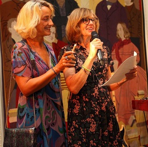 Marie Sellier et Carole Zalberg, le 18 septembre à Massa. Photo François Le Guen