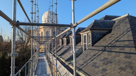 Echafaudages côté Observatoire de Paris